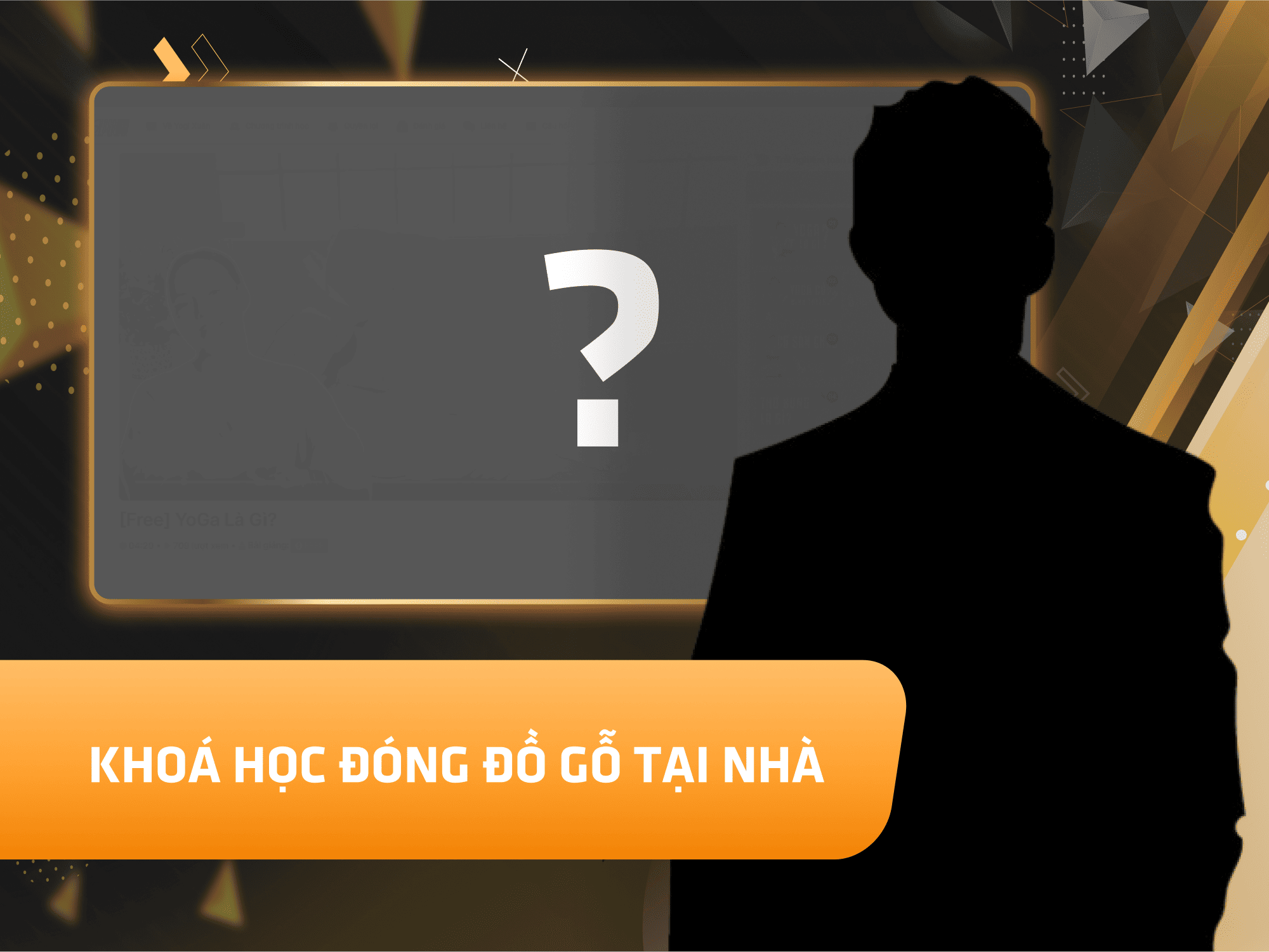 Website khoá học Khoá học thợ mộc tại gia vận hành trên MONA eLearning