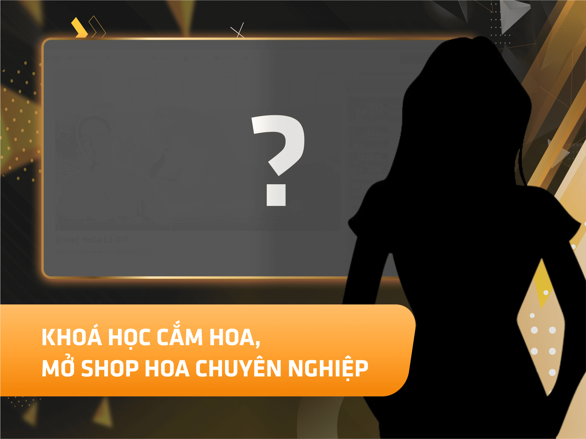 Website khoá học Khoá học cắm hoa & mở shop hoa vận hành trên MONA eLearning