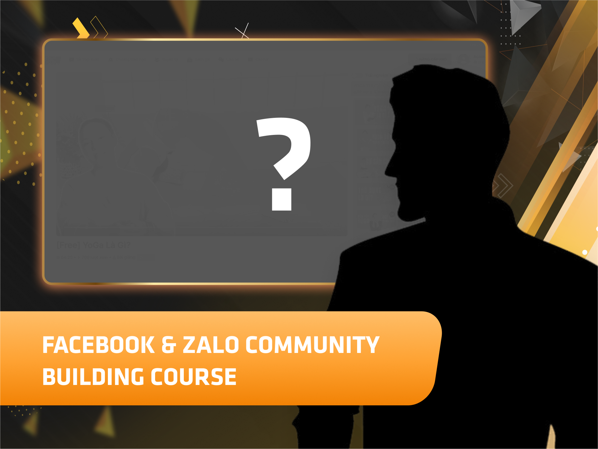 Website khoá học Khoá học xây dựng cộng đồng Zalo & Facebook vận hành trên MONA eLearning
