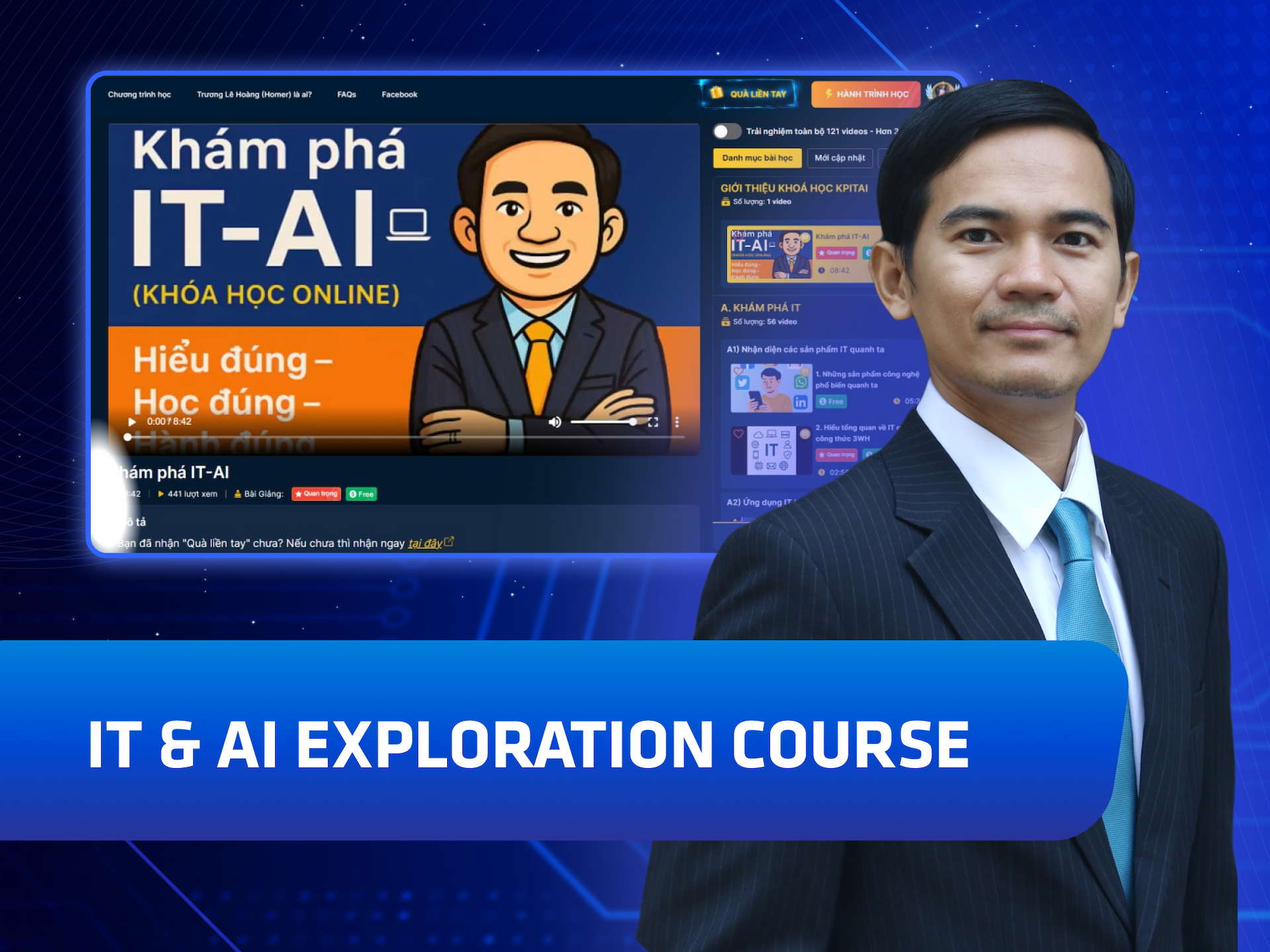 Website khoá học Hoa Homer Academy trên MONA eLearning