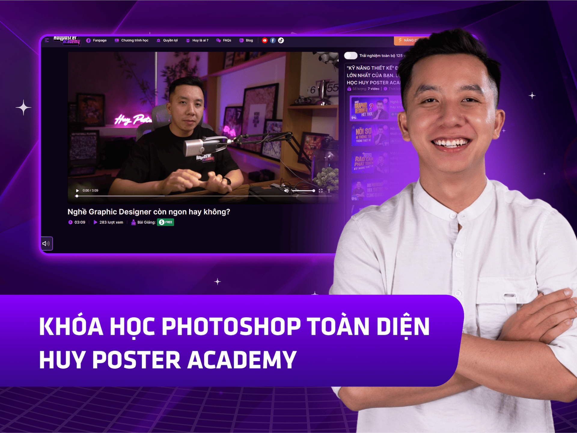 Hình khóa học Khoá học Trở Thành Graphic Designer Chuyên Nghiệp trên MONA Academy