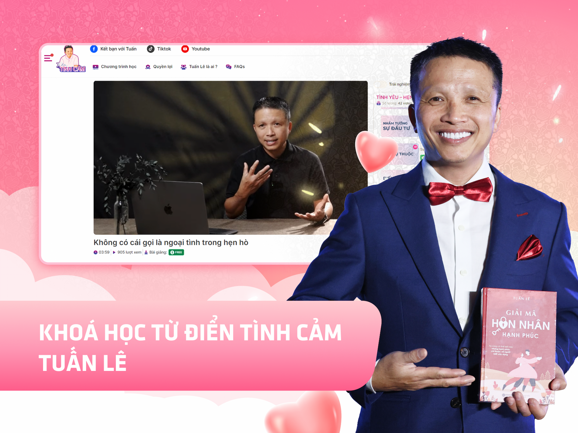 Hình khóa học Từ Điển Tình Cảm Academy - Master Coach Tuấn Lê trên MONA Academy