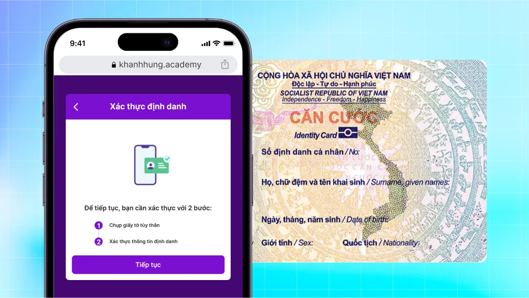 Hệ thống định danh cá nhân trên nền tảng MONA eLearning