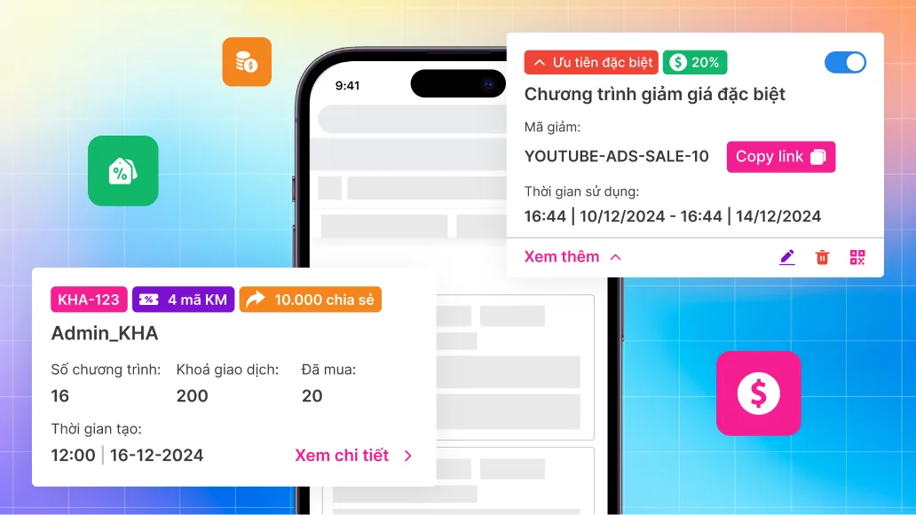 Hơn 30 kịch bản khuyến mãi cá nhân hóa hoàn toàn tự động trên nền tảng MONA eLearning